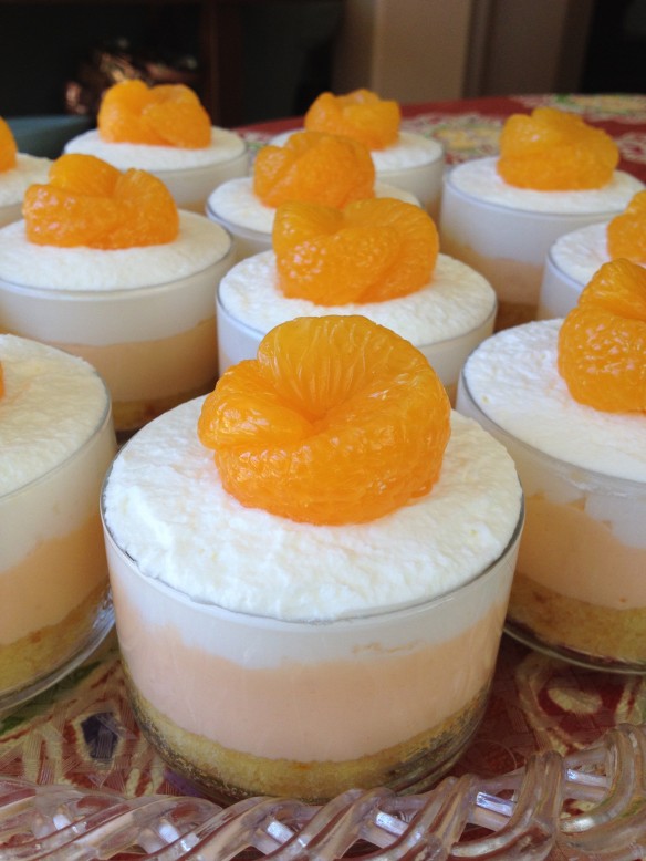 Mini Mandarin Orange Trifles | Pinky's Pantry