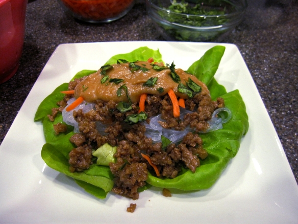 Asian Pork Lettuce Cups | Pinky's Pantry