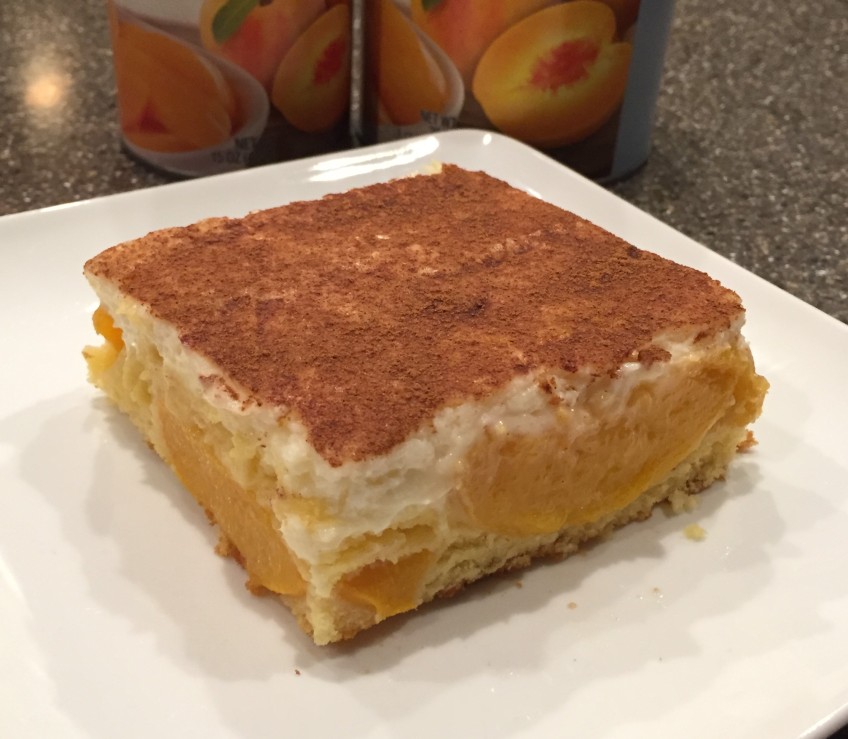 Peaches and Cream Cake | Pinky's Pantry