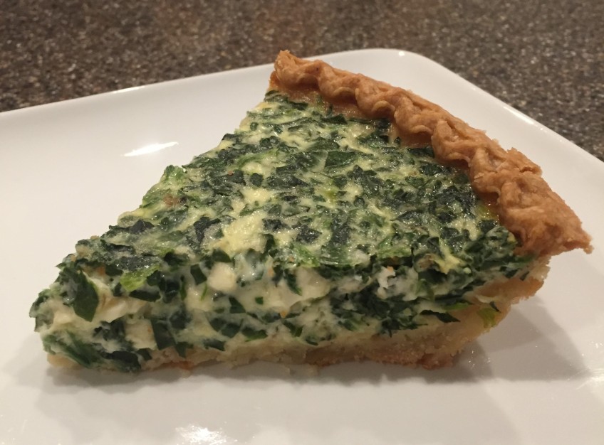Spinach Feta Quiche | Pinky's Pantry